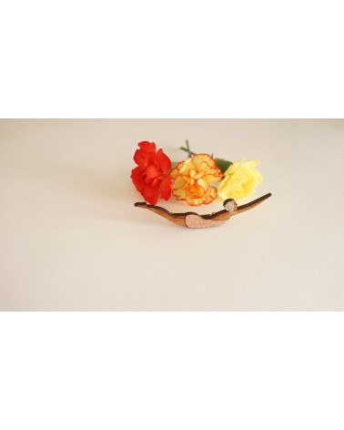 broche en bois made in France