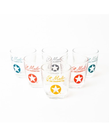 Lots de 6 petits verres Duralex